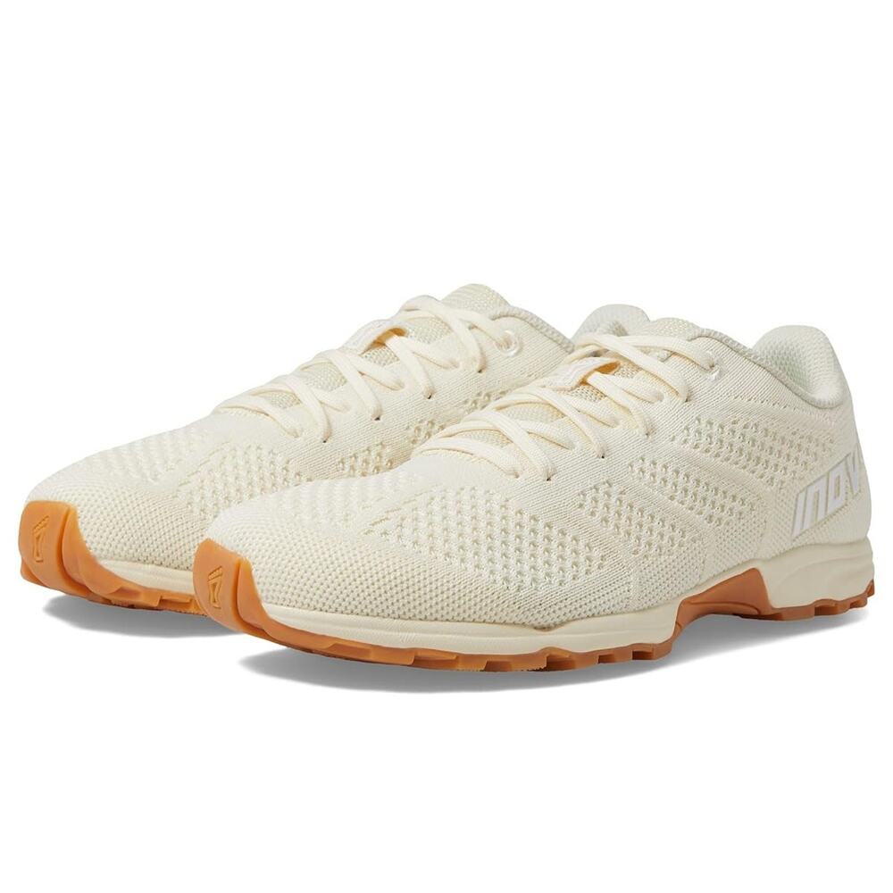 Inov-8 FLite 245 Womens Running Shoes Sneakers Athletic Ivory/Gum Size 9 M
